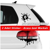 Resim Renault Captur Sticker 2Adet Kapı Far Tampon Bagaj Stickerı 
