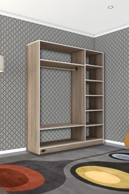 Resim Kenzlife Giysi Dolabı Dursun 180*150*40 Crd Gardırop 