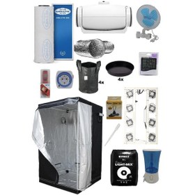 Resim 80x80x180 Bitki Yetiştirme Kabin Seti Pro 