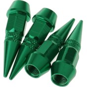 Resim Enjoybuy 4x Çivili Otomatik Lastik Valf Bmw Car Dıy Green Için Kapak Toz Kapağı (Yurt Dışından) 