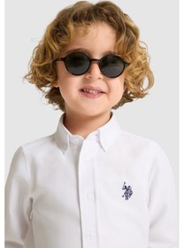 Resim U.s. Polo Assn. Erkek Çocuk Beyaz Gömlek Basic 50324687-vr013 