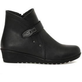 Resim Polaris 162294.z5pr Siyah Kadın Dolgu Topuk Bot 000000000102053890 Siyah 