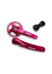 Resim Bike Sky Evo 32t Kırmızı Hollowtech Göbek Tek Yaprak Aynakol 