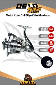 Resim Oslo Anaconda 360cm 100-300gr Oslo Shark 6000 Göl Ve Deniz Olta Seti Standart 