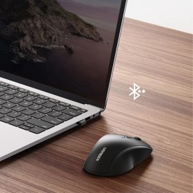 Resim UGREEN Ergonomik Sessiz Çift Modlu Bluetooth & Wireless Kablosuz Mouse, Siyah, 90395 