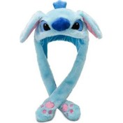 Resim Fastbuy Moda Nakışı Tavşan Şapkası, Hareketli Kulaklar, Mavi, Beyaz, Sevimli Çizgi Film Design Beyaz 