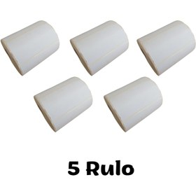 Resim Özfiliz Mağaza Ekipmanları 40x80 Mm Termal Terezi Etiketi Yaıpışkanlı Etiket (1 Rulo = 500 Adet) 