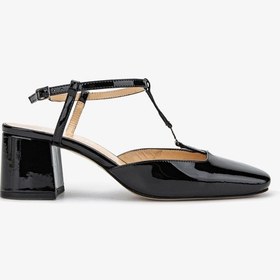 Resim Valmenti Rachelle Kadın Siyah Rugan Hakiki Deri Topuklu Ayakkabı 613 27271 Bn Ayk Y24 Siyah Rugan 