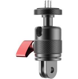 Resim Al36 Gopro Hero 13 / Hero 12 / Insta360 X4 360 Derece Dönen Alüminyum Alaşımlı Kamera Montaj Adaptörü 