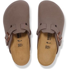 Resim Birkenstock Boston Kıds Bf Nu Unisex Terlik Brk1030809 Kahverengi 