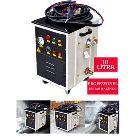 Resim Ottomax Pro Profesyonel 10 L Kuaför Detay Buhar Makinesi Siyah 