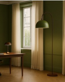 Resim Terra Verde Metal Lambader Oturma Odası & Yatak Odası & Salon Lambader Yeşil 