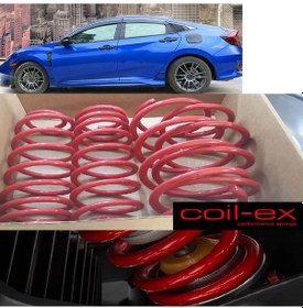 Resim Coil-Ex Honda Civic 2016.2020 FC5 Sedan 4.5 CM Helezon Spor Yay 
