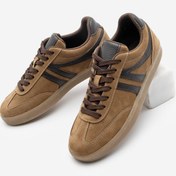 Resim Marjin Kadın Sneaker Bağcıklı Düz Taban Spor Ayakkabı Tiyone Taba 