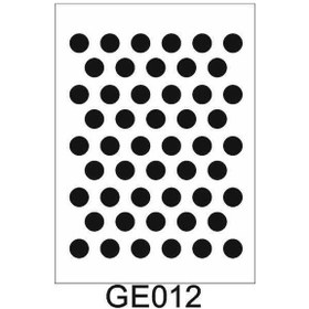 Resim Geometrik Desenler Stencil Şablon 25X35 Ge-012 
