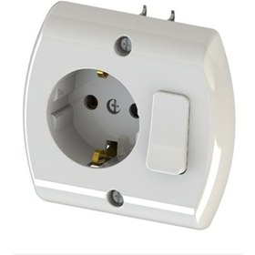 Resim Aksesuar Anahtarlı Topraklı Mobilya Prizi 1015-A 