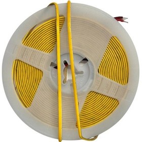 Resim 12 Volt 3 Mm 400 Ledli Esnek Cob Şerit Amber İç Mekan 5 Metre 