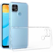 Resim Oppo A15S Kılıf Lüx Şeffaf Kamera Lens Korumalı Silikon Kılıf 