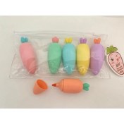 Resim Havuç Tasarımlı Fosforlu Kalem Seti 