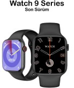 Resim TECHNOMEN Akıllı Saat Watch 9 Pro Plus Amoled Ekran Kulaklık Bağlantılı Ses Kayıt 2GB Hafıza 45 mm Son Sürüm 