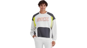 Resim Skechers Erkek Gri M Lw Fleece Crew Neck Sweatshirt Rahat Kesim Sportif Şıklık S232277-032 