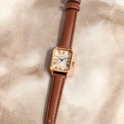 Resim 1 adet LUCKYFOX 'IN Lüks Vintage Saati, Basit Ro Dial, Kuvars Hareket, Alaşım Kasa ve Suni Deri Kayış, Su Geçirmez Değil, Pil ile Çalışır, Elektronik Sürücü, İşaretli Ekran, Noel ve Paskalya Tatili Hediyesi için Günlük Hayat 