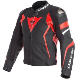 Resim Dainese Avro D4 Black Red Deri Mont 