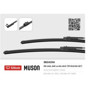 Resim Sılbak Sb2420a Sılecek Supurgesı 600 / 500mm Muz Tıp Bmw X5 03 07 6 05 08 