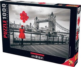 Resim Anatolian 1000 Parçalık Puzzle / Tower Bridge - Kod 1040, Sıfır 