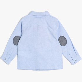 Resim Erkek Bebek Papyon Detaylı Gömlek 