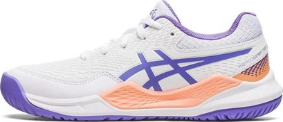 Resim Gel-Resolution 9 Gs Beyaz/Mor Çocuk Tenis Ayakkabısı Asics