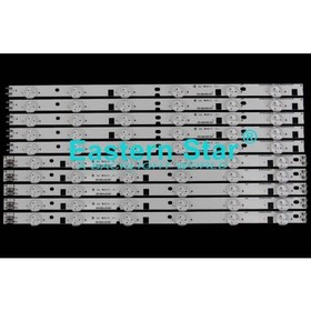 Resim Samsung SMARTLED-304 LED Tv Backlight Use For Samsung 39'' 6+6leds 39-3535LED-60EA-R/L D1GE-390SCA/B-R1 LED Strips (10) BN96-28328A/BN96-28329A Eastern Star 