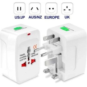 Resim Epazzar Universal Fiş Piriz Çevirici Adaptör Çoklu Priz Çevirici Adaptor 