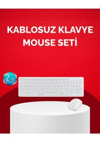 Resim Mey İthalat Tam Boy Kablosuz Klavye Mouse Seti - Gelişmiş Bağlantı Ve Sessiz Performans 