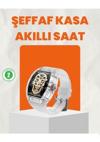 Resim Uzun Pil Ömürlü Akıllı Saat Spor Ve Günlük Kullanım 
