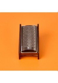 Resim Akasya Hazneli Sarımsak Rendesi - Kahverengi - 13x7x6 Cm Çok Renkli 