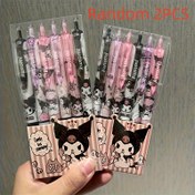 Resim 2/ 6 Adet Sanrio 0.55Mm for hello kitty Siyah ve Melodi Karikatür Basılı Kalem Seti - Sevimli Karakter Tasarımı, Öğrenciler, Günlükler, Not Alma ve Ev Çalışmaları İçin Pürüzsüz Yazma - Okul ve Ofis Malzemeleri İçin Mükemmel Ödül, Günlük Yazma, Eğlenceli Tasarım, Dayanıklı Plastik 