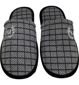 Resim Okanmed 02125 Erkek Kışlık Ev Içi Terliği Ekoselli Kışlık Ev Terliği 