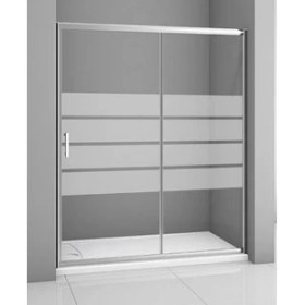 Resim Özel Duş Özelduş 100-130 cm Arasi Olculer Icin H180 5mm Desenli Cam Duşakabin (Teknesiz) 