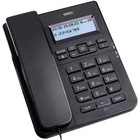 Resim Karel Kablolu Ekranlı Masaüstü Telefon TM-145 Ergonomik Tasarım ve Hattan Besleme Özelliği 