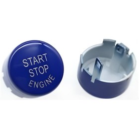 Resim gkl BMW F10 F01 F07 START STOP DÜĞMESİ KAPAĞI MAVİ 61319153831 