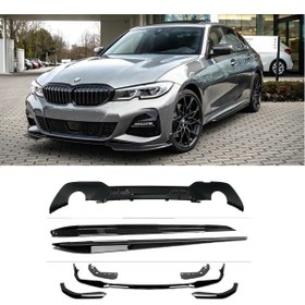 Resim AEM Bmw G20 M Performance Body Kit Seti Difüzör Lip Marşbiyel 