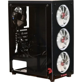 Resim Ti-Game Grims 4 Rgb Fan Black Mesh Gamıng Kasa Power Yok 