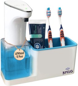 Resim 3N1G Otomatik Sensörlü Sıvı Sabunluk, Dezenfektan, Sıvı Krem 