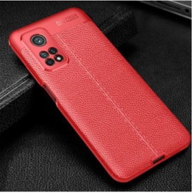 Resim LoopCase Xiaomi Mi 10t Pro Kılıf Kamera Lens Korumalı Lüx Deri Görünüm Kapak 
