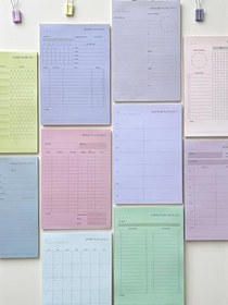 Resim Fark Tanıtım Tarihsiz Masaüstü Planlayıcı, 10 Farklı Planlama, 80 Yaprak (Kitap Planlayıcı) 
