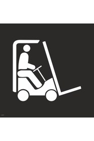 Resim isgtabelam 60x60 Cm/kompozit /Forklift Boyama Şablonu 