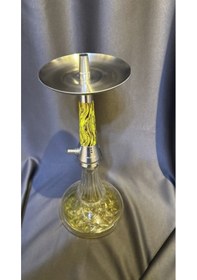 Resim Sarı Çelik Nargile Takımı 