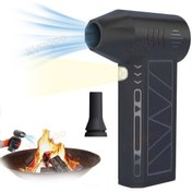 Resim gaman Mini Turbo Jet Fan 130000RPM Turbo Güçlü El Tipi Hava Kompresörü El Tipi Turbo Fan Üfleyici 