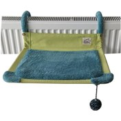 Resim Akat Cosy Comfort Kedi Kalorifer Yatağı (yeşil)(10 cm KISA panel) 
